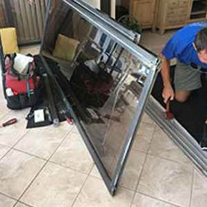 sliding glass door frame repair Mammoth Lakes