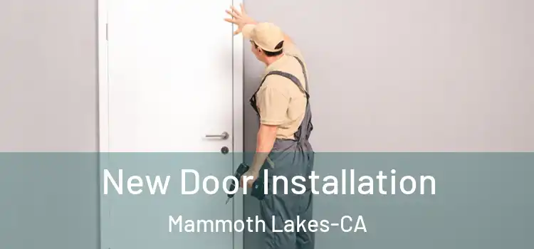 New Door Installation Mammoth Lakes-CA