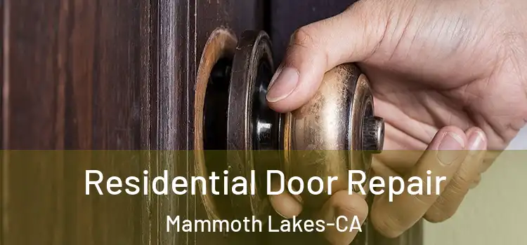 Residential Door Repair Mammoth Lakes-CA